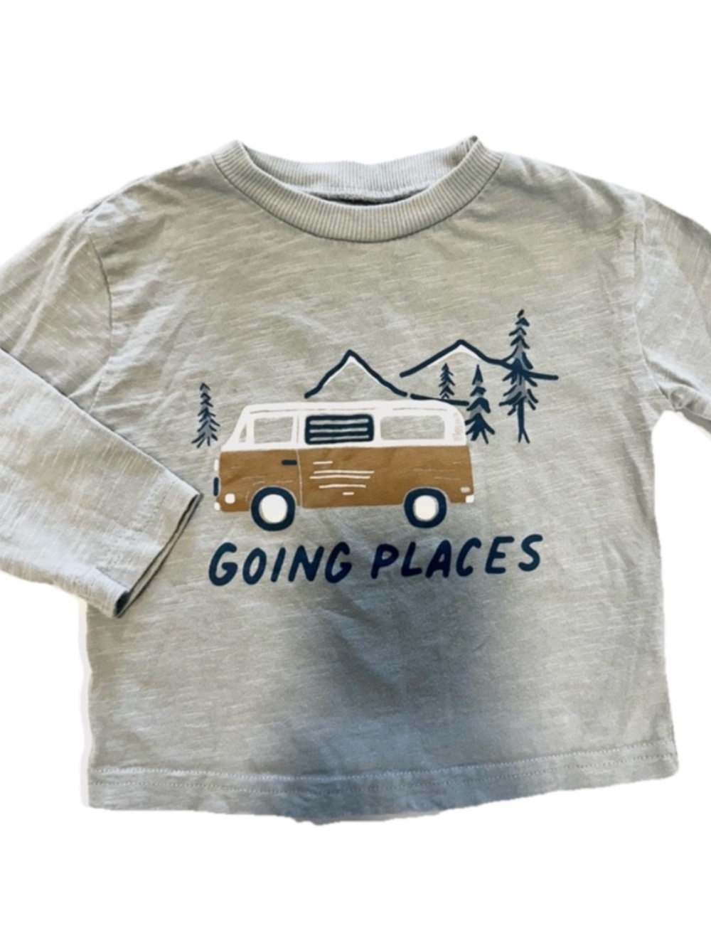 Little Planet Going Places Long-Sleeve Kids Tee -  Organic Cotton